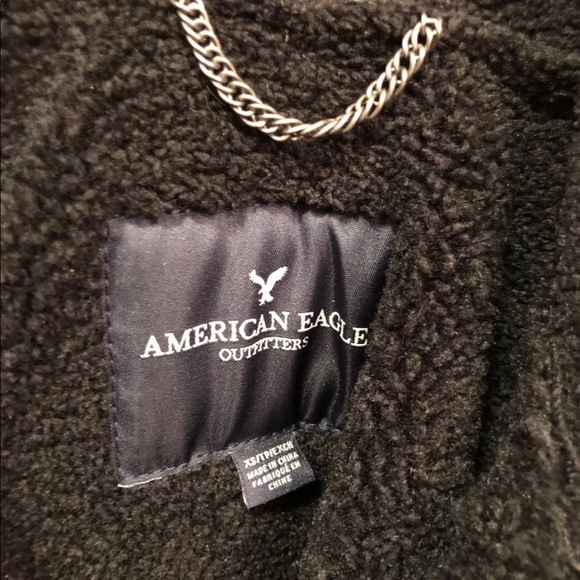American Eagle Black Moto Jacket XS - Picture 6 of 7